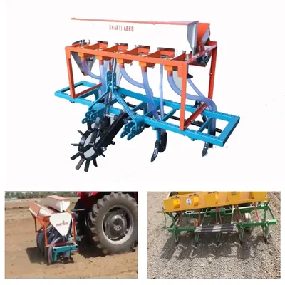 5 Row 10 Pipe Multi Crop Maize Planter for 22HP Tractor